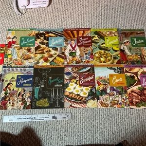 Huge assortment of Vintage paperback cookbooks 20+ like new